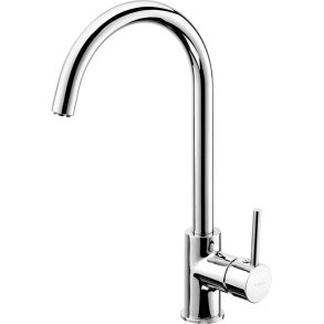 Three-way low-pressure kitchen faucet - for water heater