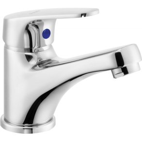 Basin mixer with lever for cold or mixed water