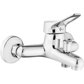 Wall-mounted bathtub mixer