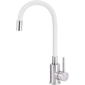 Kitchen faucet with flexible spout