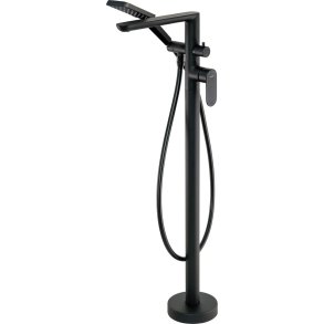 Freestanding bathtub mixer with shower set