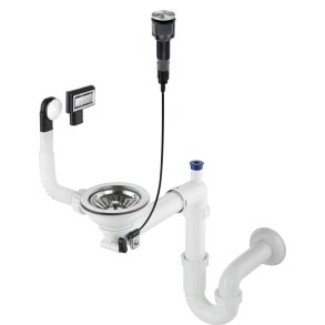 Siphon for 1-bowl granite sink - Space-Saver