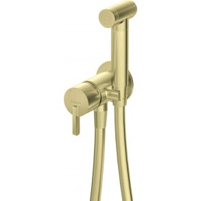 Concealed bidet mixer with bidetta shower head