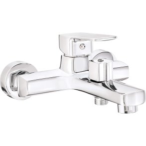 Wall-mounted bathtub mixer