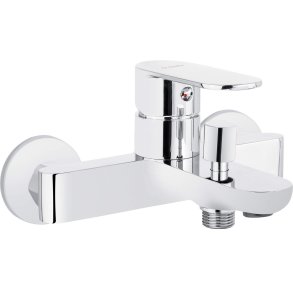 Wall-mounted bathtub mixer