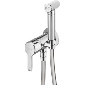 Concealed bidet mixer with bidetta shower head