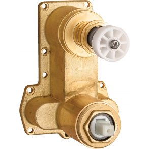 Flush-mounted mixer BOX body with spray switch