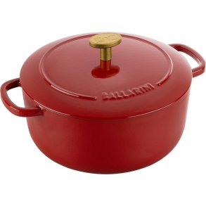 BALLARINI BELLAMONTE Cast iron pot round 2.6 ltr, red