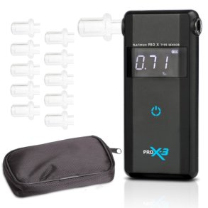 AlcoFind PRO-X-3 breathalyzer + mouthpieces, 12mc calibration