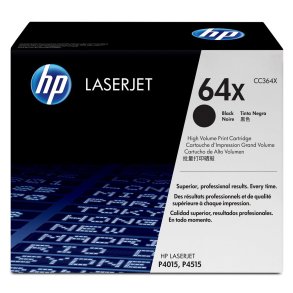 HP 64X High Yield Black Original LaserJet Toner Cartridge tonerpatron 1 stk Sort