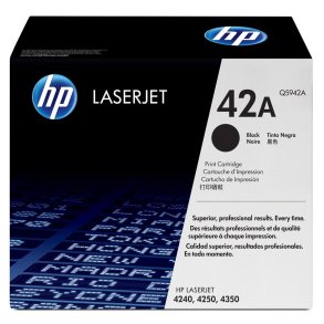 HP 42X High Yield Black Original LaserJet Toner Cartridge tonerpatron 1 stk Sort