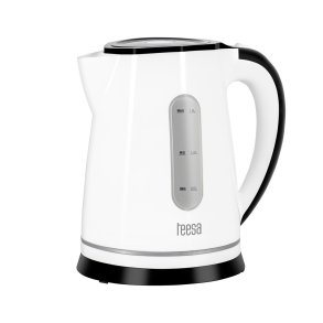 TEESA Electric Kettle, 2200 W, White, 1.8L