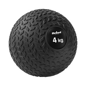 Small Rehabilitation Medicine Ball Slam Ball 23cm 4kg, REBEL ACTIVE
