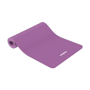 Gymnastic mat for yoga, pilates, fitness, 183x61cm, thickness 6mm, TPE material, purple, REBEL ACTIVE