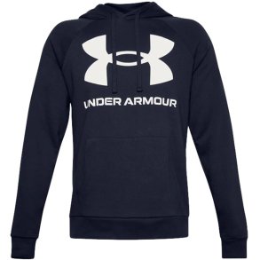 Under Armour Men's Rival Fleece Big Logo HD Navy Blue 1357093 410