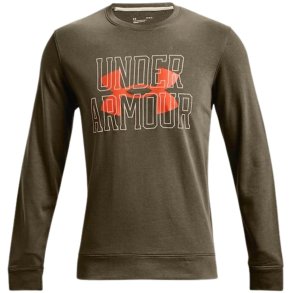 Under Armour UA Rival Terry Logo Crew Men's Sweatshirt Green 1370391 361