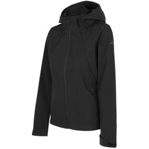 Women's 4F softshell jacket deep black H4Z22 SFD001 20S