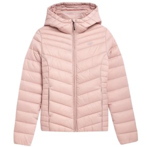 Women's down jacket 4F F095 light pink 4FSS23TDJAF095 56S