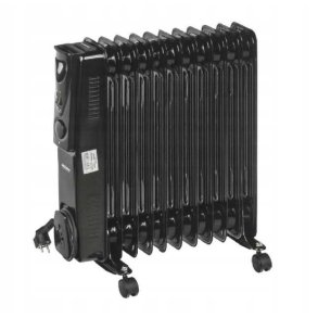 VOLTENO OIL-FILLED RADIATOR 11-FIN 2500W BLACK