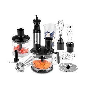 LAFE BZL001 blender 0,7 L Neds�nkning blender Sort, S�lv, Transparent 1000 W
