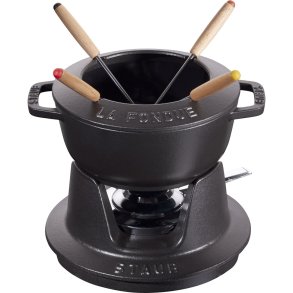 Fondue set Staub 16 cm, Black