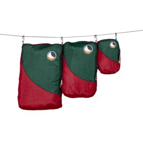 Set of 3 travel organizers TTTM burgundy/green