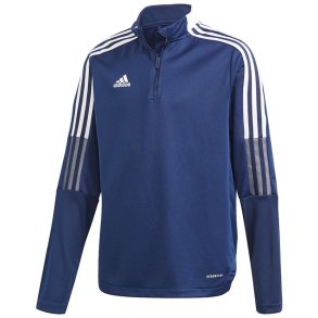 Sweatshirt for kids adidas Tiro 21 Training Top Youth navy blue GK9661 116cm