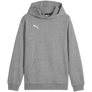 Puma Team Goal Casuals Hoddy Sweatshirt Grey 658619 33 140cm