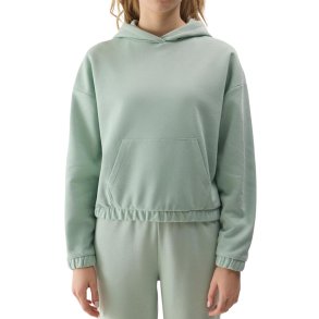 Women's sweatshirt 4F F1057 light green 4FWSS24TSWSF1057 42S M