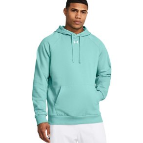 Under Armour Rival Fleece Hoodie Men's Sweatshirt Mint 1379757 482 M