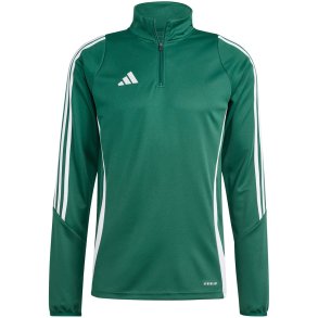 adidas Tiro 24 Training Top Sweatshirt green-white IS1040 S