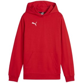 Puma Team Goal Casuals Hoddy Sweatshirt Red 658619 01 152cm