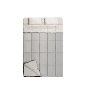 double sleeping bag with pillow nh21msd05-grayish brown NATUREHIKE