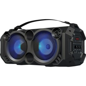 Rebeltec SoundBox 460 b�rbar Bluetooth stereoh�jttaler, sort, 40 W RMS