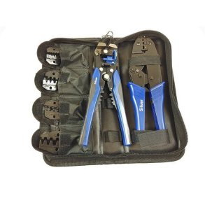 SZCZYPCE DO KONEKT+5 MATRYC + ŚCIĄGACZ IZOLACJI /SILVER