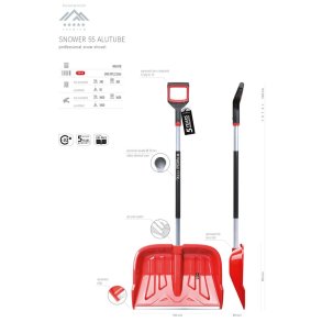 PP. SNOW SHOVEL SNOWER 55 ALUTUBE