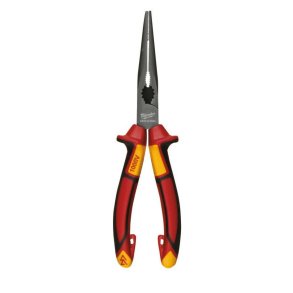 Milwaukee long nose pliers straight 205mm VDE