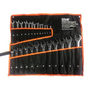 COMBINATION WRENCH 25pcs. /SILVER 6-32mm
