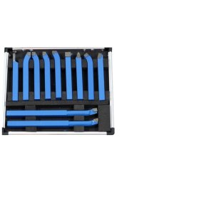 LATHE KNIVES IN A CASE 10x10mm /11pcs. CASE /SILVER