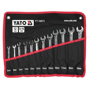 YT. FLAT-EYE WRENCHES. WITH SIN. AND PRZEG.kpl.12pcs.