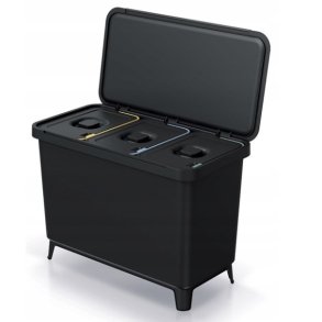 KEDEN WASTE BIN SYSTEMA 3x10L - BLACK RECYCLED
