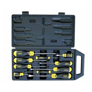 Screwdrivers cushion grip set 10 pcs (flat+Philips