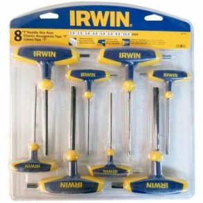 IRWIN ALLEN KEY SET TYPE T 8pcs. 2.0 - 2.5 - 3.0 - 4.0 - 5.0 - 6.0 - 8.0 - 10.0