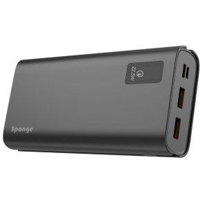 Sponge Energy Power Bank 20.000 mAh (1x USB-C PD 22.5W, 2x USB-A QC)