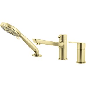 3-hole bathtub faucet