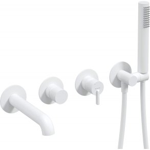 Concealed 4-hole bathtub mixer