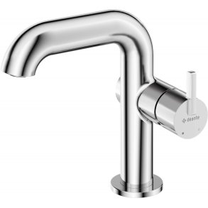 Washbasin mixer with rectangular spout