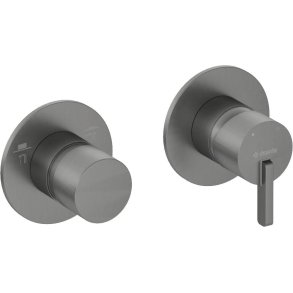 Shower mixer with shower switch - horizontal