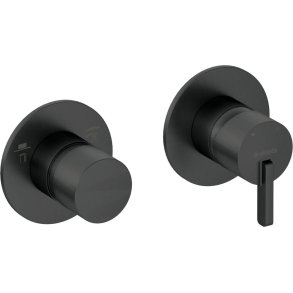 Shower mixer with shower switch - horizontal