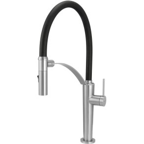 Kitchen faucet with flexible spout - 2 types of spray
